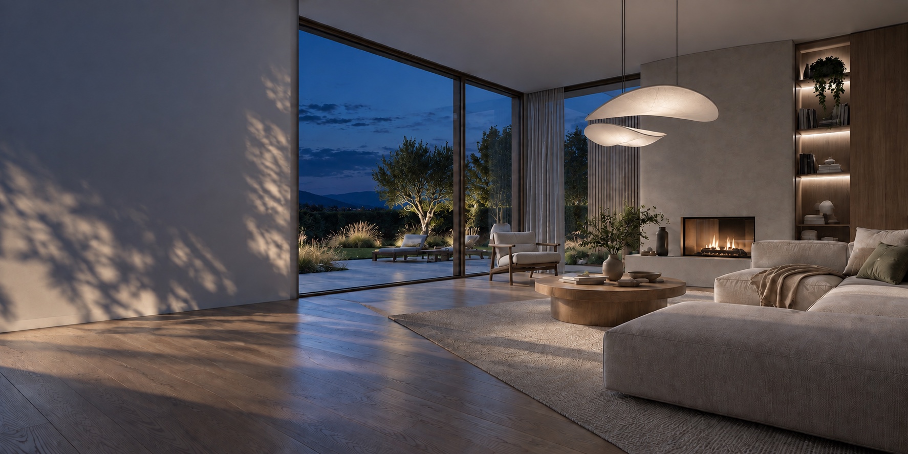 Fotorealistische Neubau-Innenraum-Visualisierung