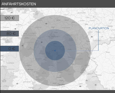 ANFAHRTSKOSTEN    120 €     80 €       0 €  PLANOVATION
